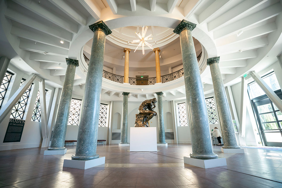 An image of the inside of the Cantor galleries