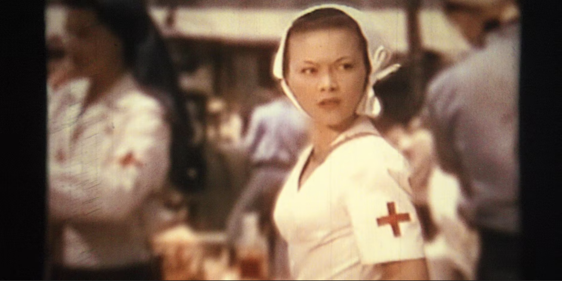 an image of a nurse in an old film