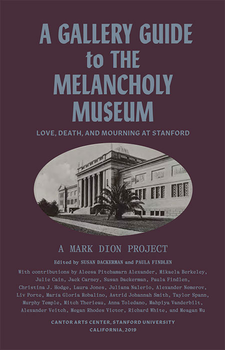 The cover of The Melancholy Museum gallery guide
