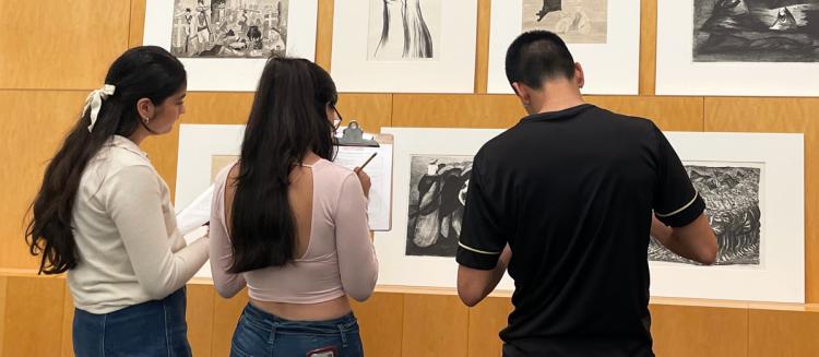 Class Visit at the Cantor