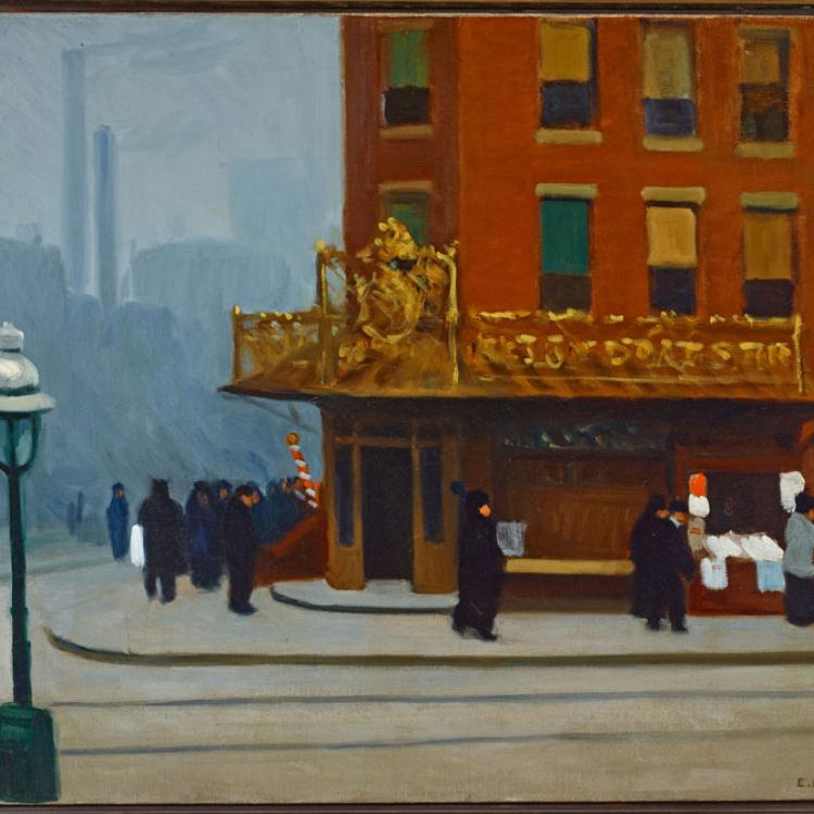 A cityscape from the early twentieth century by Edward Hopper