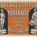 A. Van Geleyn, Photosculpture, portraits en sculpture, 35 Boul[var]t [sic] des Capucines, 1866. Lithograph, 30-5/16 × 42-1/8 in. (77 × 107 cm). Bibliothèque Nationale de France, Département Estampes et Photographie. Photo: gallica.bnf.fr / Bibliothèque nationale de France