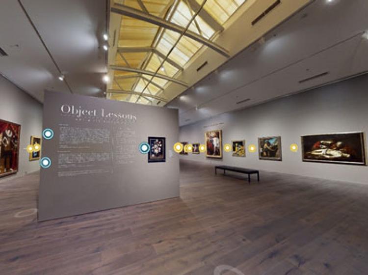Gallery view of the Canto exhibition Object Lessons: Art & Its Histories 