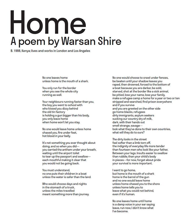home warsan shire full poem