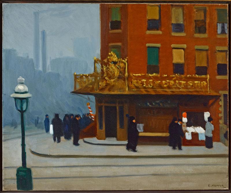 A cityscape from the early twentieth century by Edward Hopper