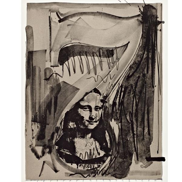 Jasper Johns, American, born in 1930, Figure 7 from Black Numeral Series, 1968, Lithograph, Gift of the Marmor Foundation (Drs. Michael and Jane Marmor) from the collection of Drs. Judd and Katherine Marmor