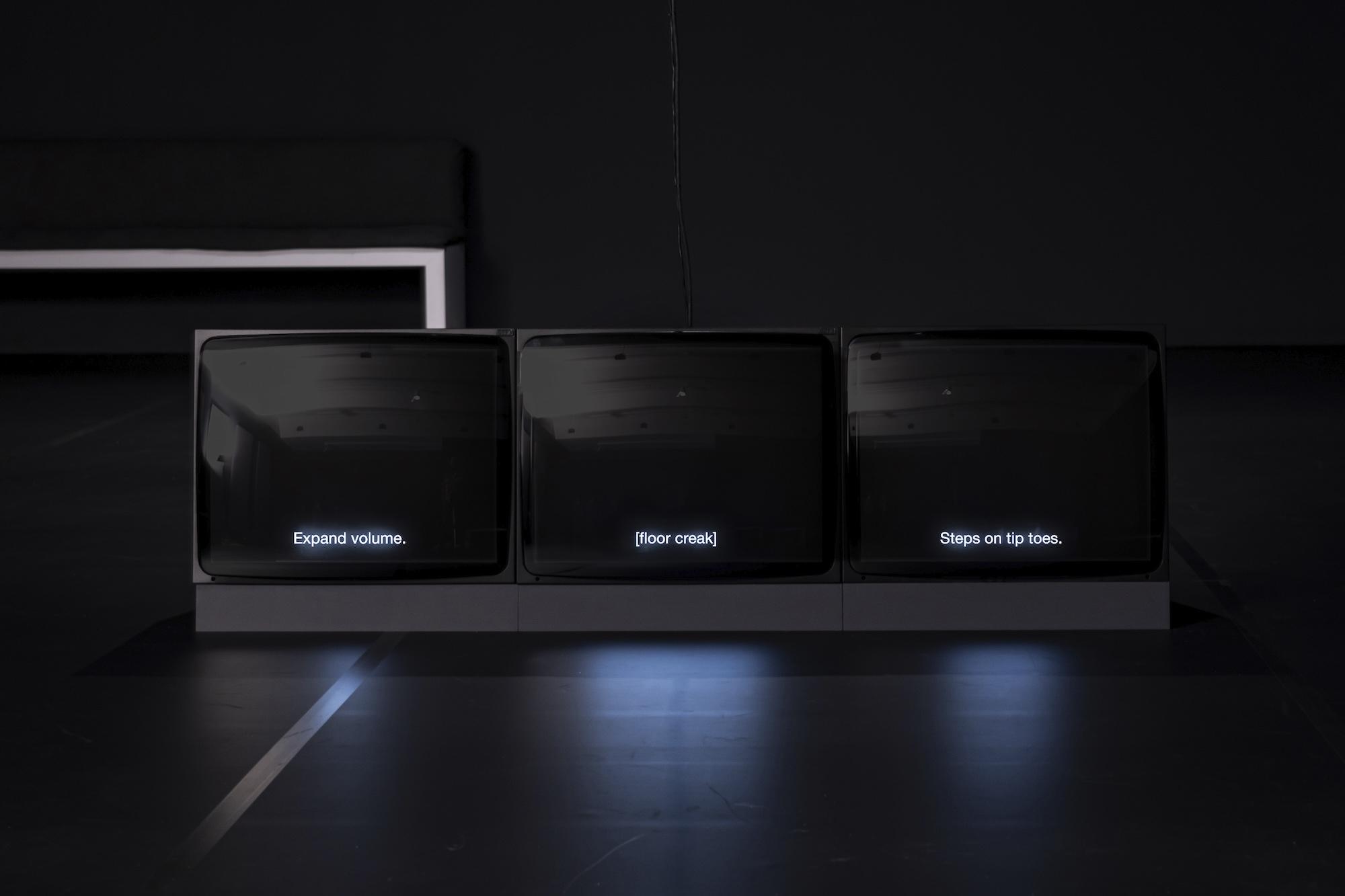 Carolyn Lazard, Leans, Reverses, Three-channel video, sound. Courtesy of the artist and Trautwein Herleth