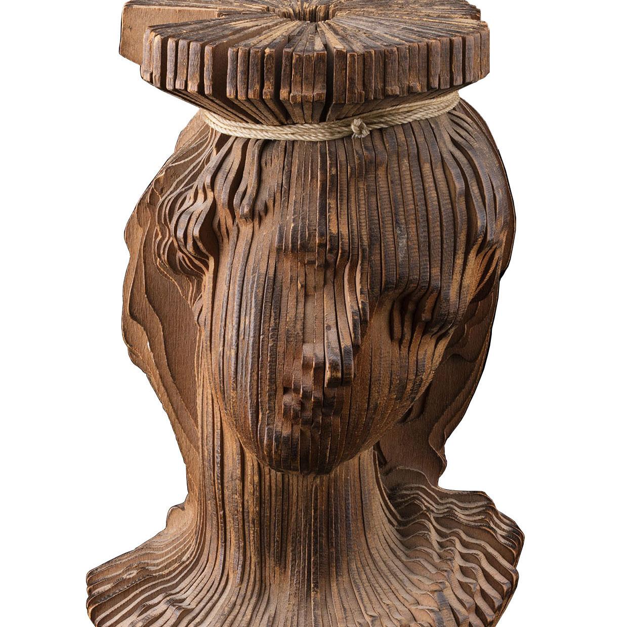 Unfinished photosculpture bust